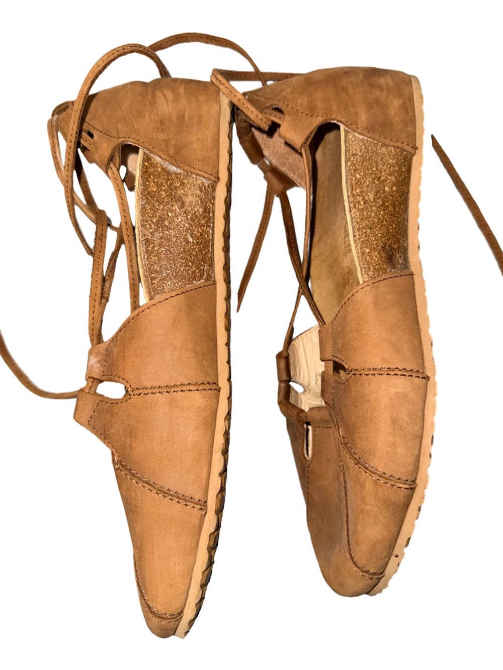 Haflinger Eva Nubuck Leather Sandals 41 / 10 - 10.5 - Picture 3 of 4